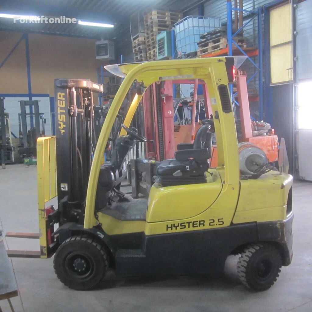 empilhador a gás Hyster Heftruck H2.5CT LPG-gas, triplo mast, side shift, containermast