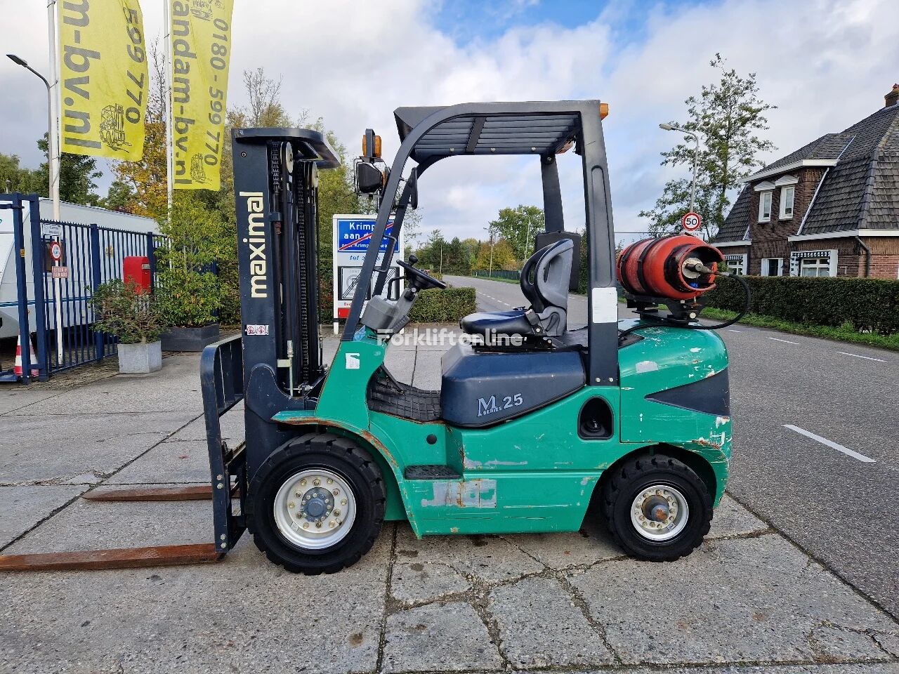 empilhador diesel Nissan Zhejiang Maximal with 1290 hours! 2.5 ton LPG